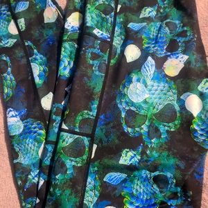 Mermaid Skull Leggings